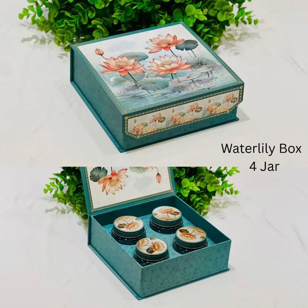 4 Pet Jar Water Lily Box