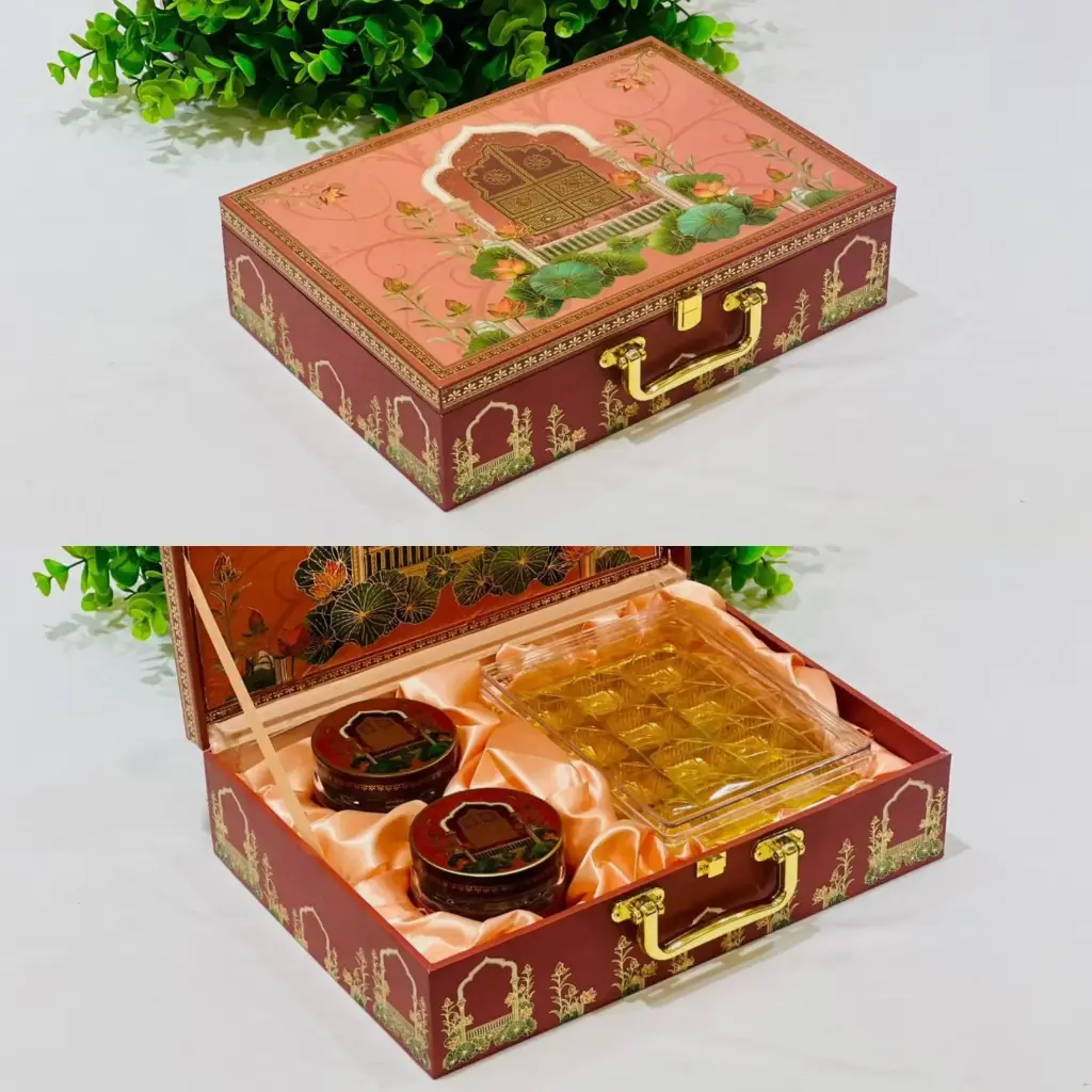 2 Jar + Cavity Haveli Box