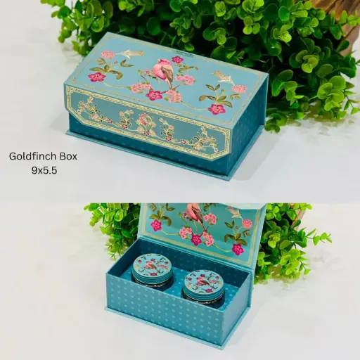 2 Pet Jar Goldfinch Box