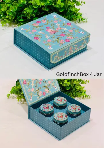 4 Pet Jar Goldfinch Box
