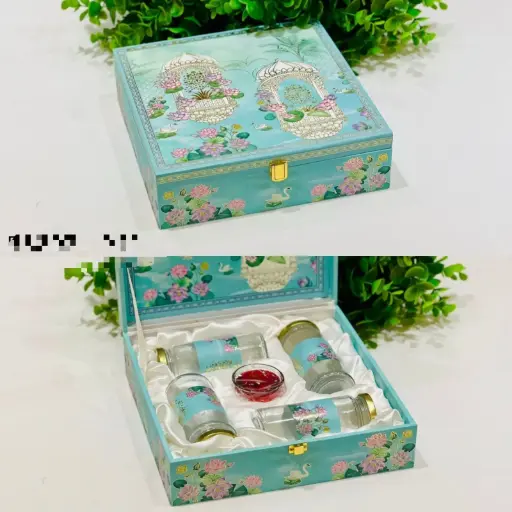 4 Jar +Diya Cloud Box