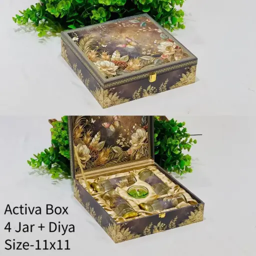 4 Jar + Diya Activa Box